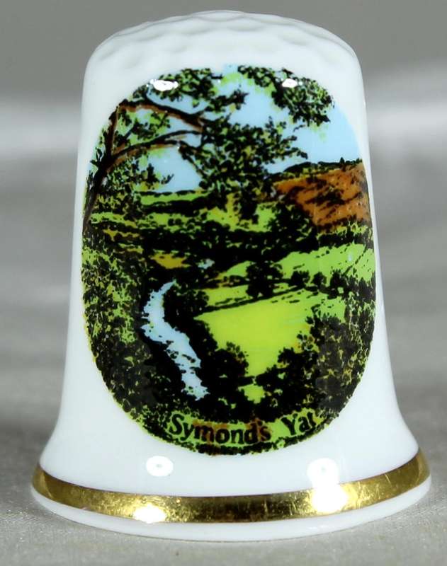 Bone China thimble - Symond's Yat