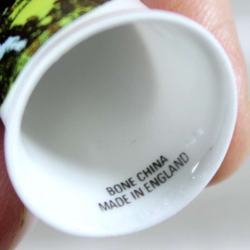Bone China thimble - Symond's Yat