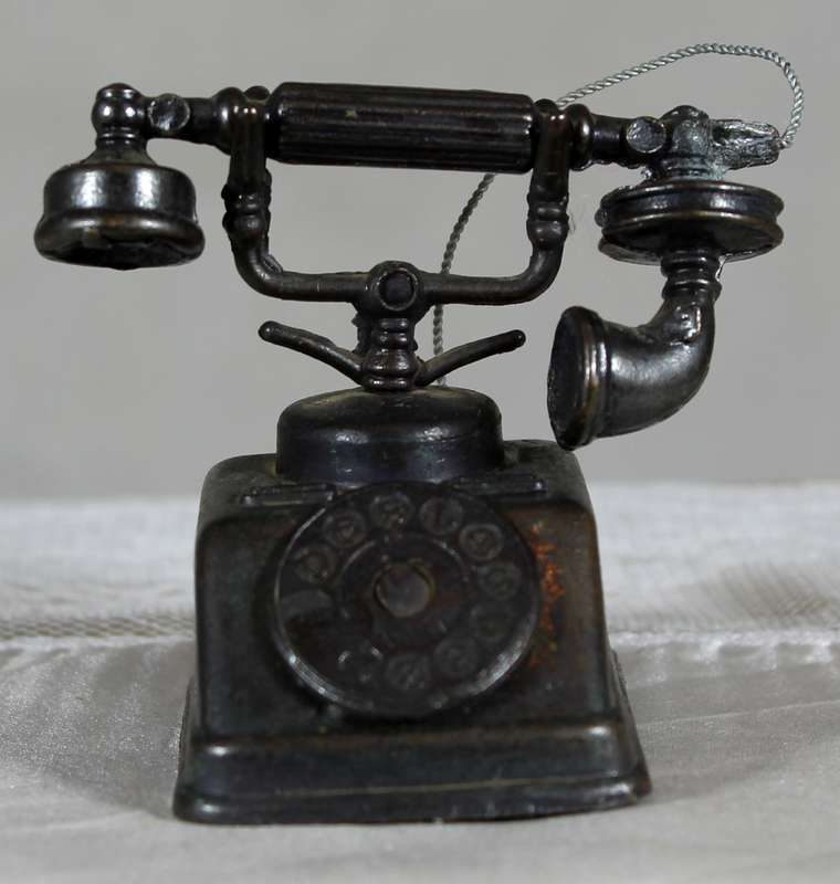 Small brass telephone pencil sharpener