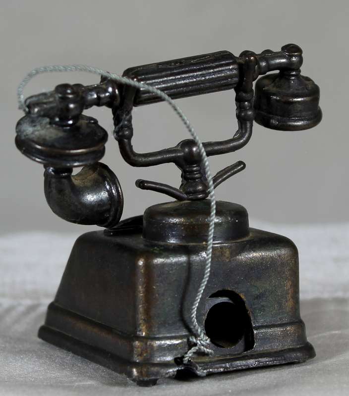 Small brass telephone pencil sharpener