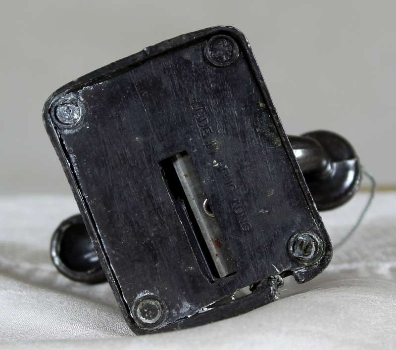 Small brass telephone pencil sharpener