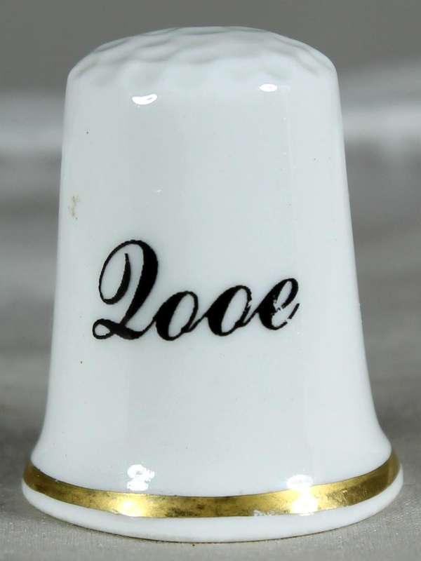 Bone China thimble - Looe