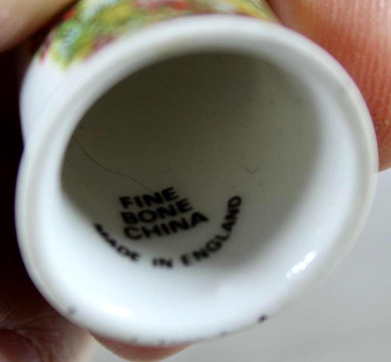 Bone China thimble - Looe