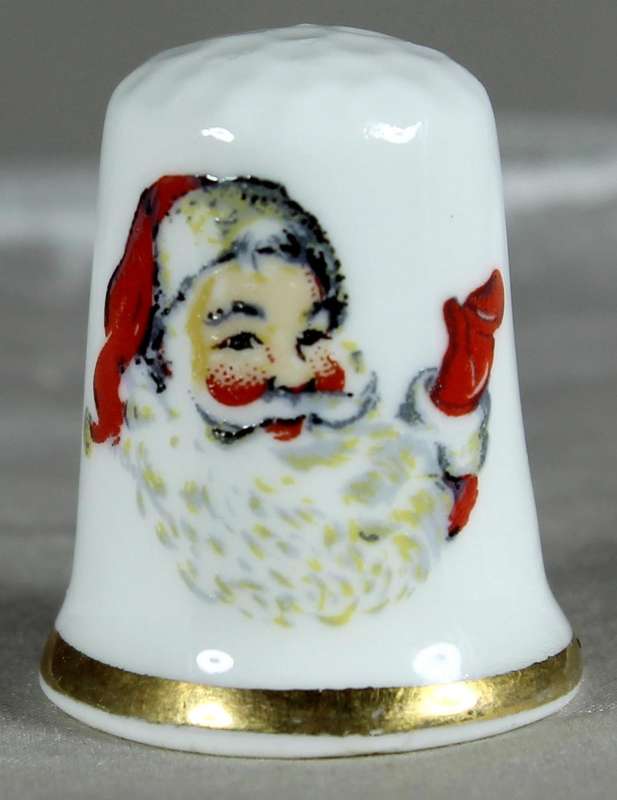Bone China thimble - Santa Claus - Finsburg