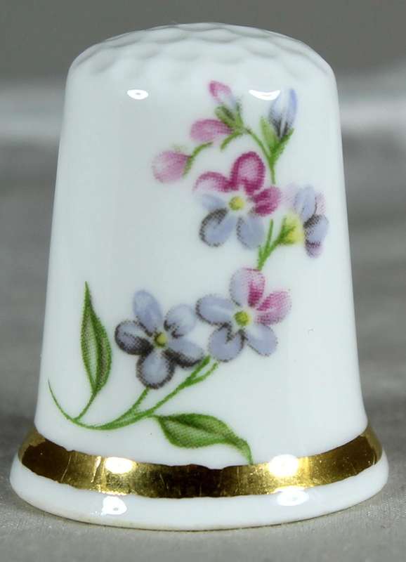 Bone China thimble - love Miny - Frika porcelain