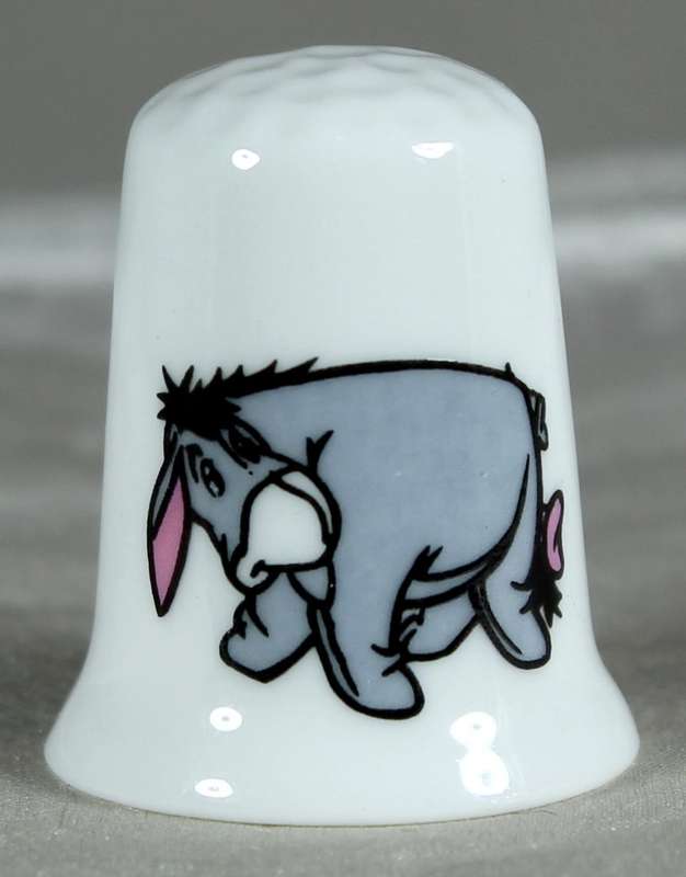 Bone China thimble - Eeyore - Stoke-on-Trent