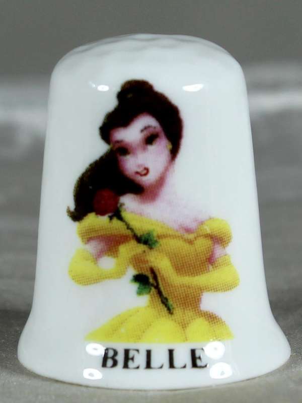 Bone China thimble - Belle - Stoke-on-Trent