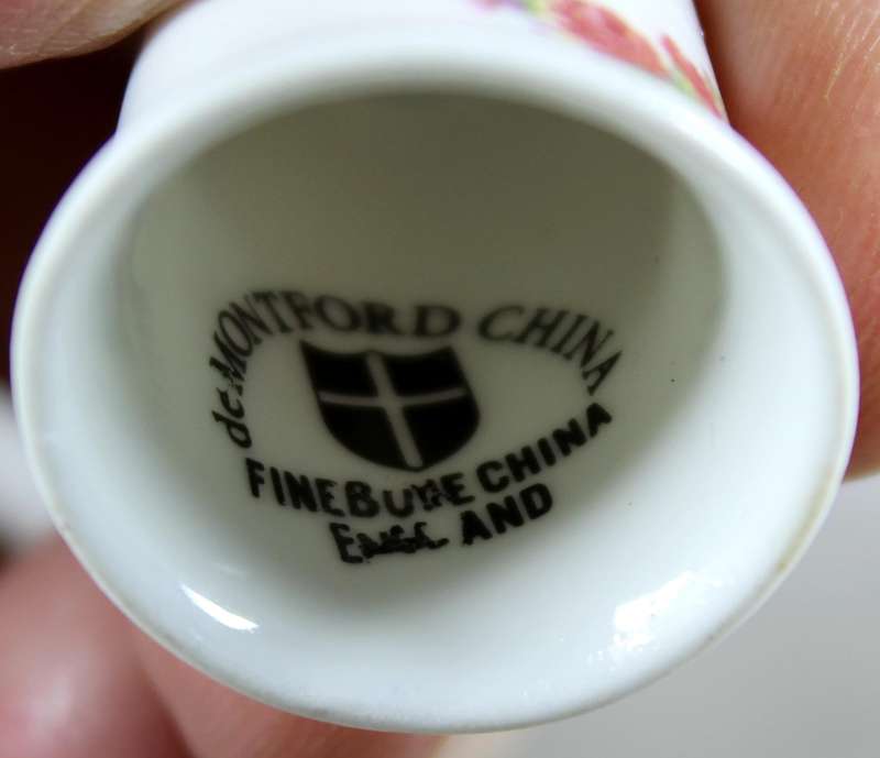 Bone China thimble - especially for you - Montford China