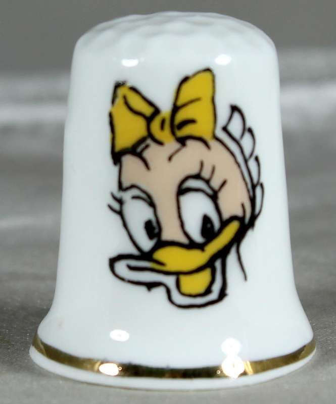 Bone China thimble - Daisy duck