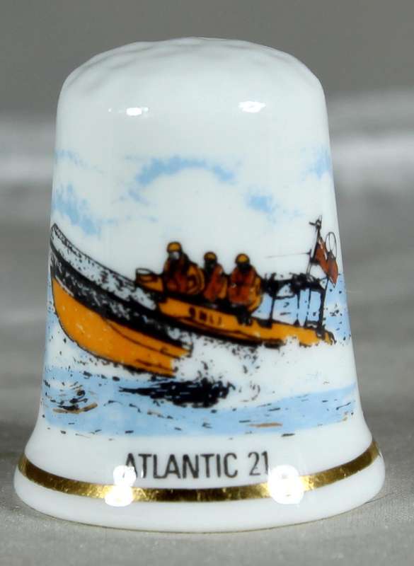 Bone China thimble - Atlantic 21 - North lodge