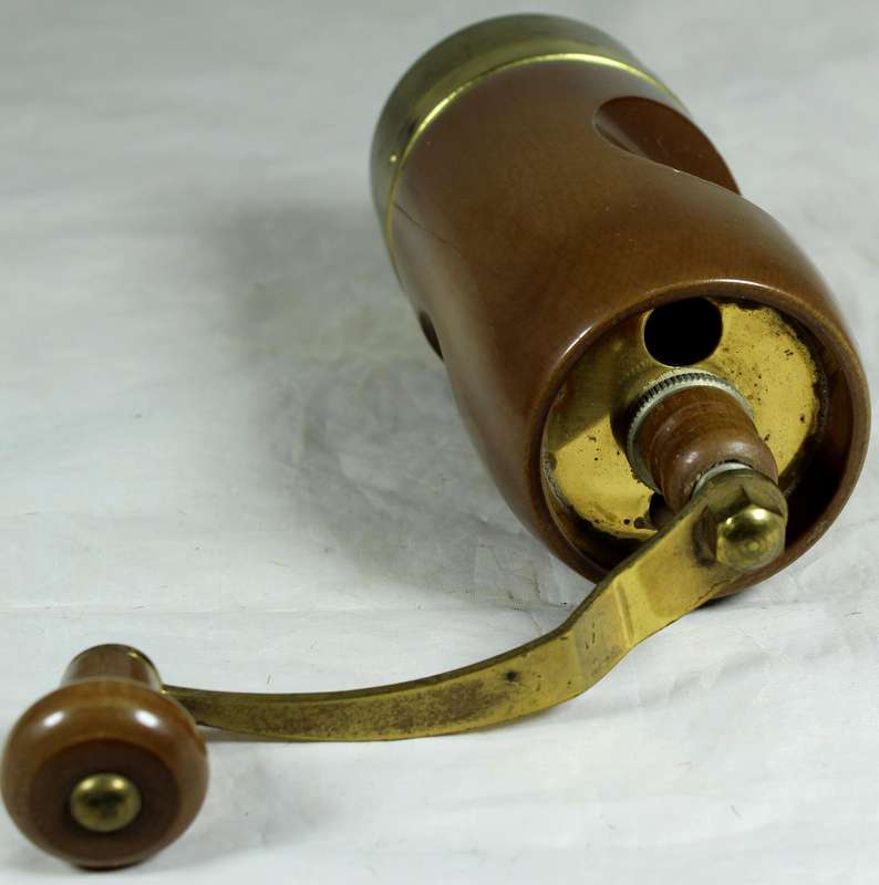 Wooden coffee grinder