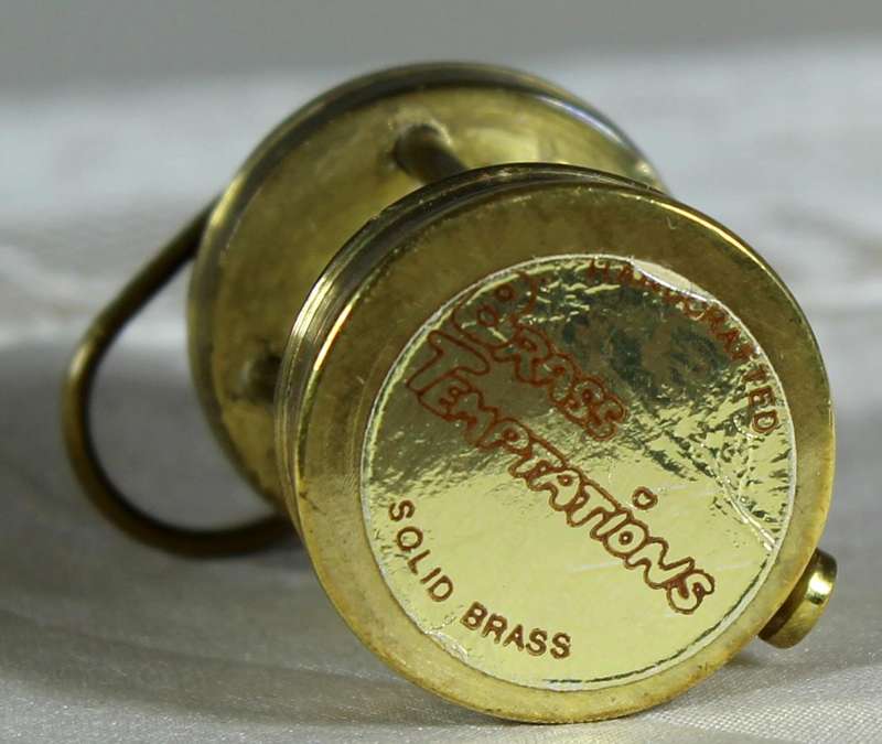 Miniature brass carrige lamp
