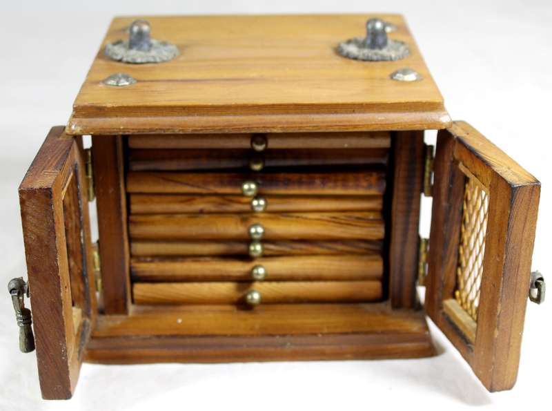 Place mats in a small cupboard
