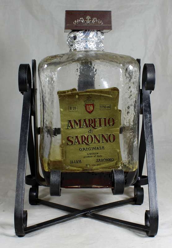 Very large metal swing with Amaretto Saronno liquor