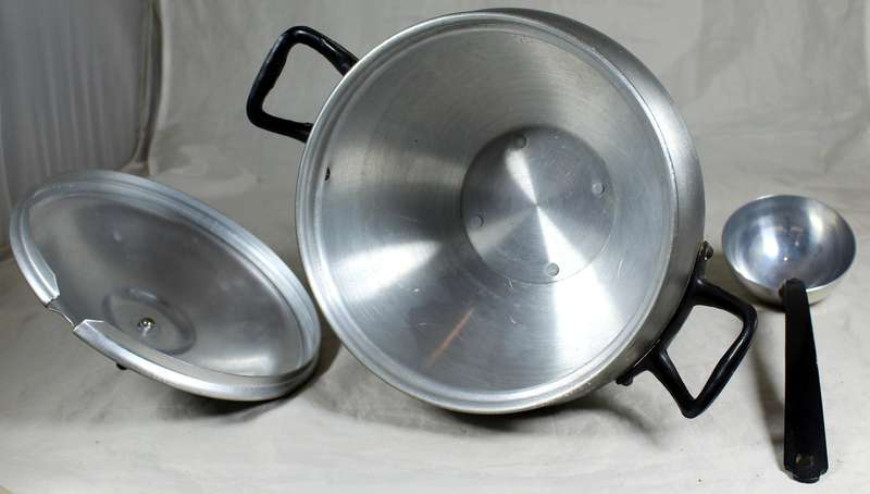Metal soup tureen