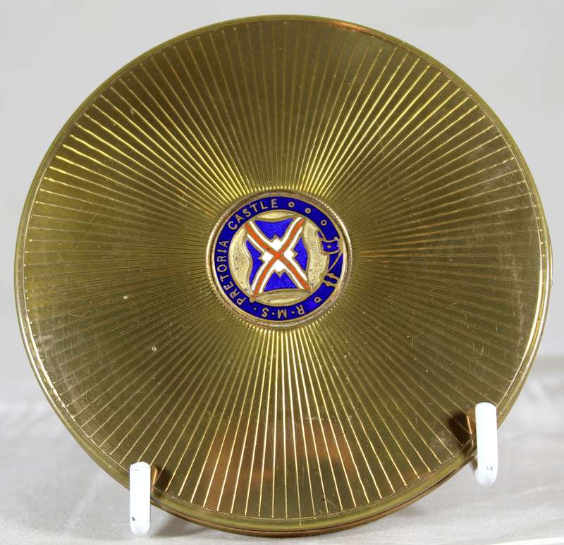 Powder compact - Stratton - RMS Pretoria Castle