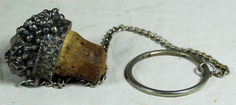 Heavy pewter topped cork