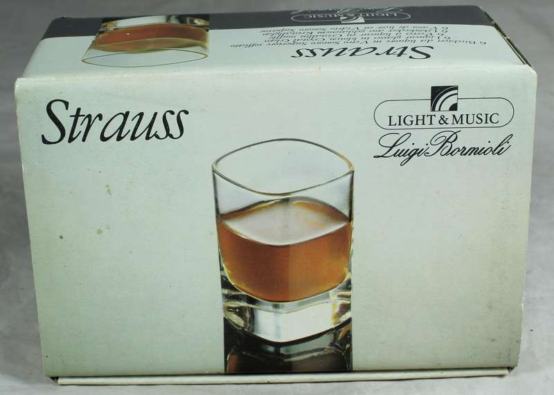 Strauss liqueur glasses - set of six