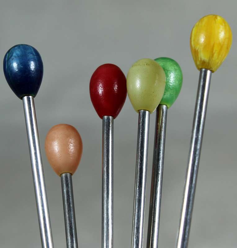 Set of six parfait spoons