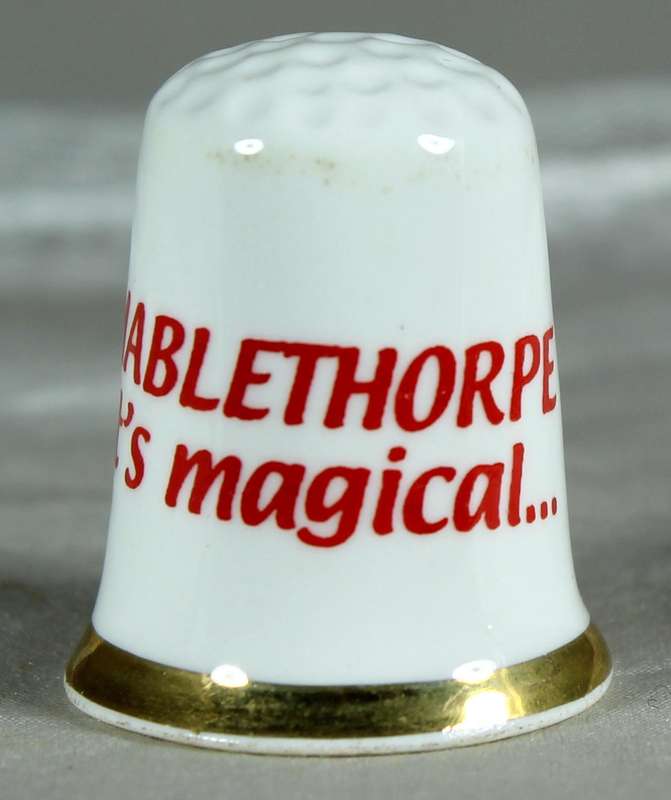 Bone China thimble - Mablethorpe