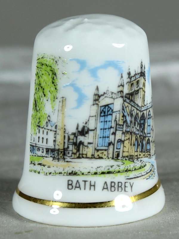 Bone China thimble - Bath abbey