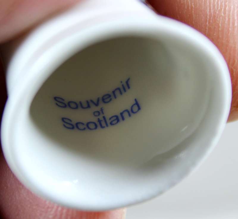 Bone China thimble - Cawdor castle