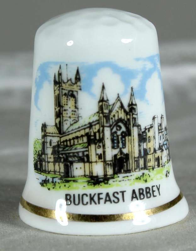 Bone China thimble - Buckfast Abbey