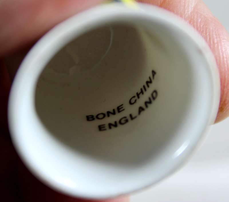 Bone China thimble - 1954 Massey-Harris 745
