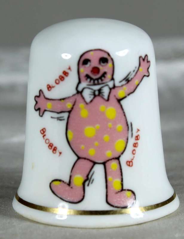 Bone China thimble - Blobby