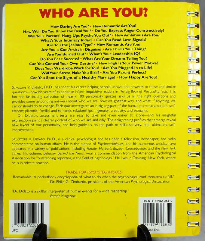 The big book of personality test - SV Didato