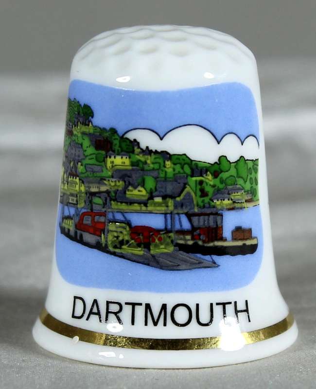 Bone China thimble - Dartmouth - Penzam