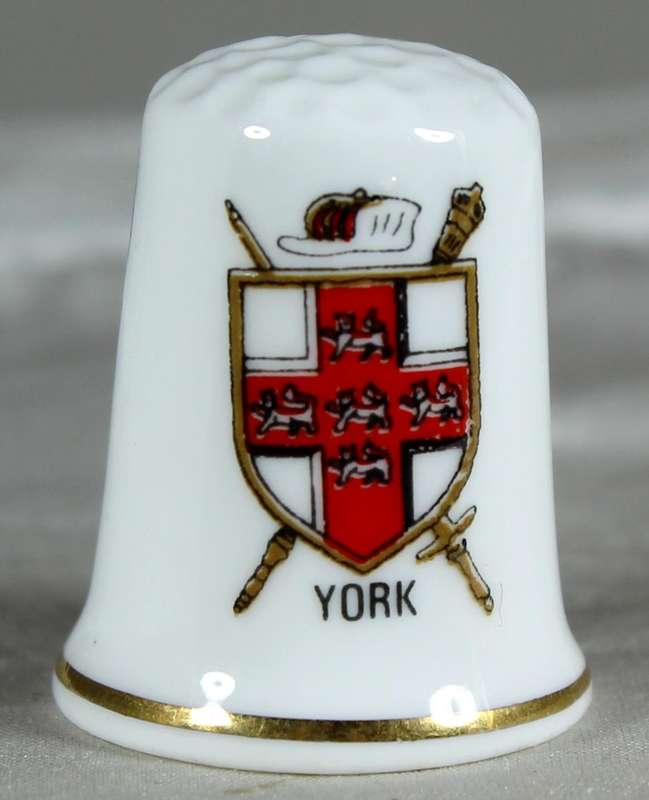 Bone China thimble - the Shambles - York