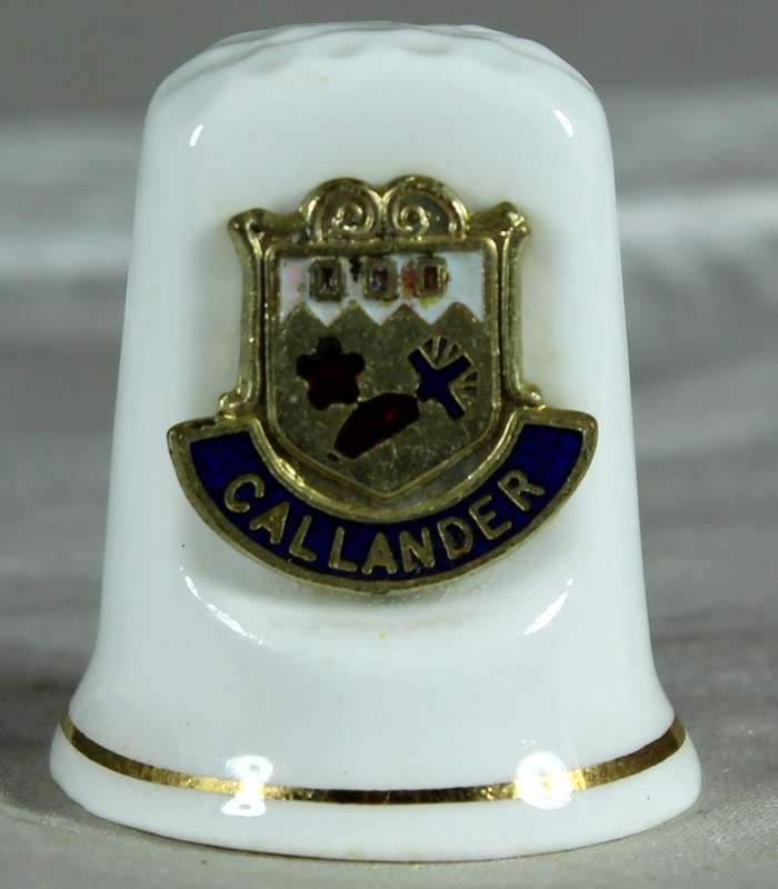 Bone China thimble - Callander - Watsons