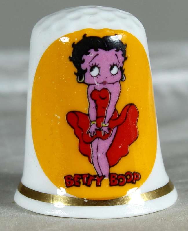 Bone China thimble - Betty Boop