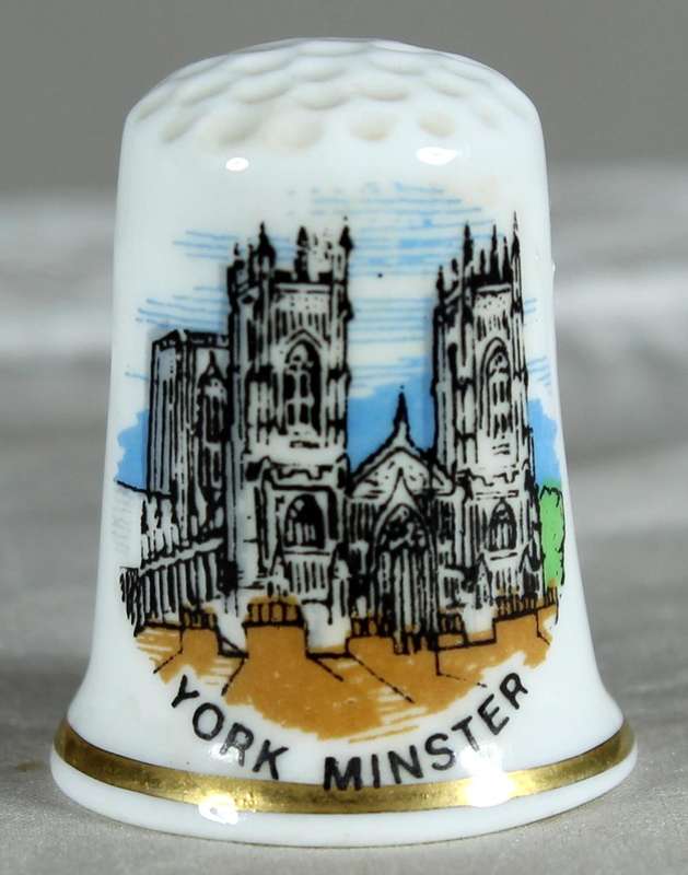 Bone China thimble - York minster - Birchcroft