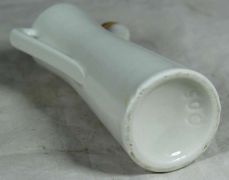 Small white liquor bottle