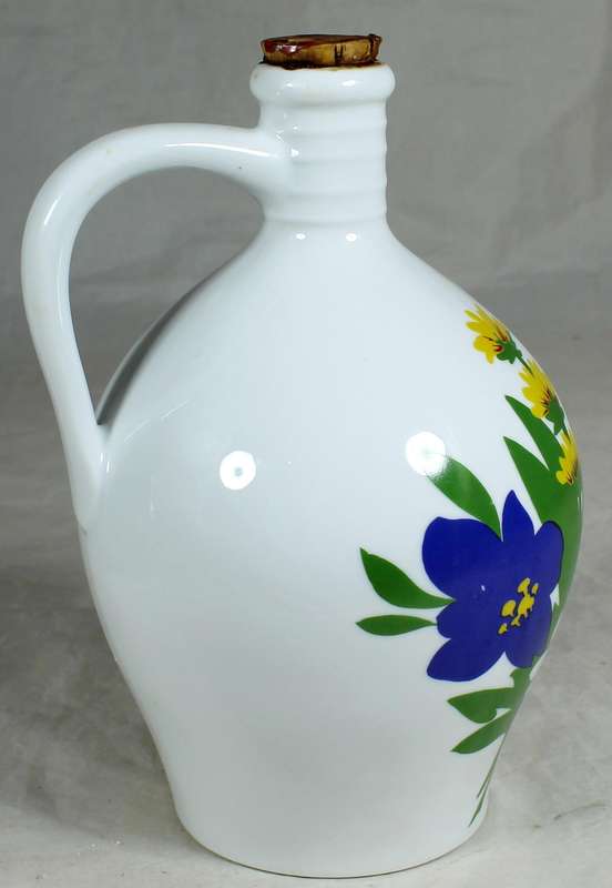 German liquor decanter with flower motif