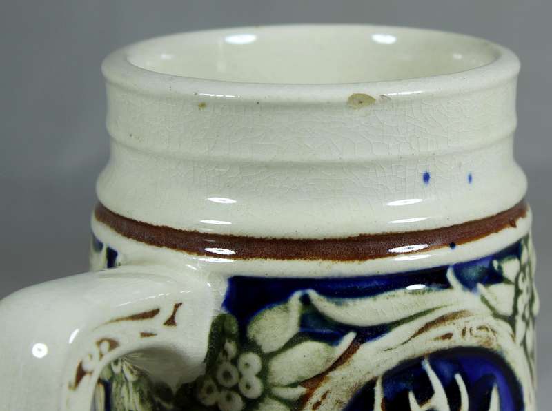 German beer stein - ein Schatzerl und ein Edelweiss