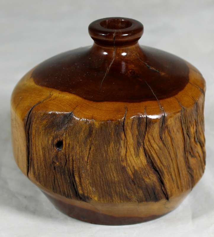 Wooden vase
