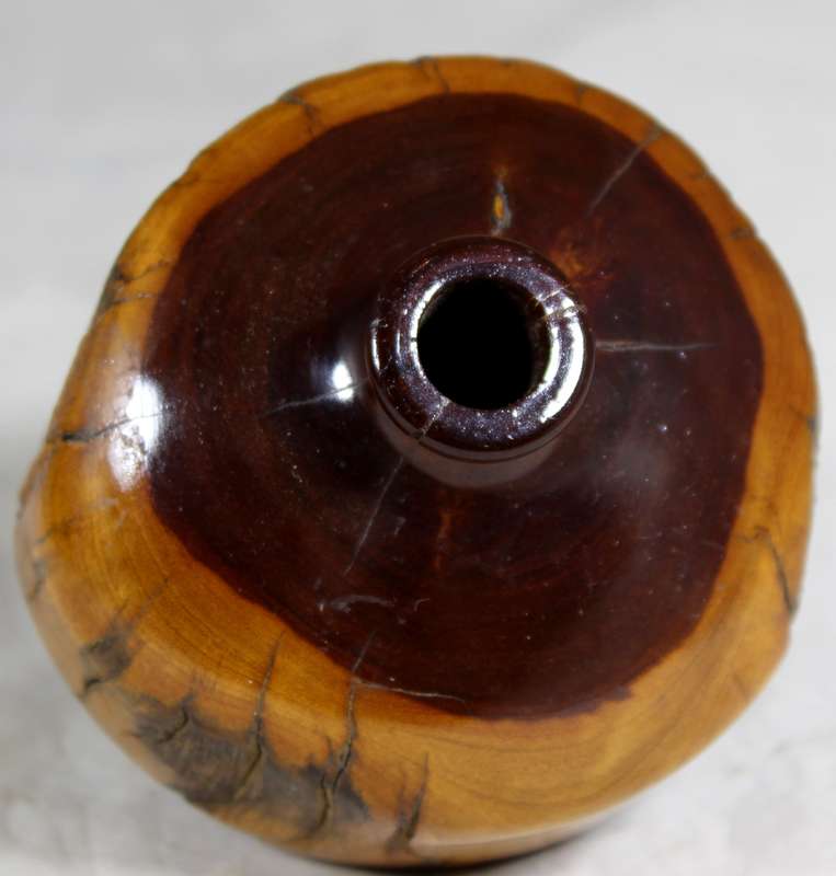 Wooden vase