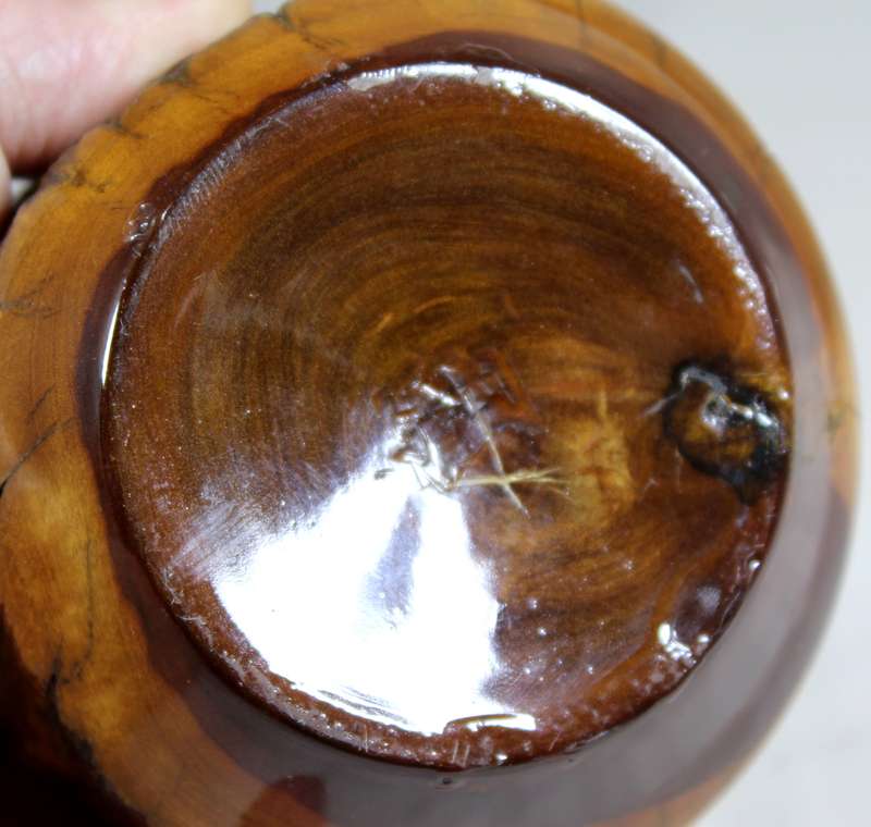 Wooden vase