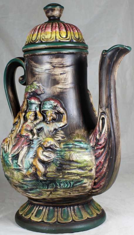 Copodimonte style - very large kettle