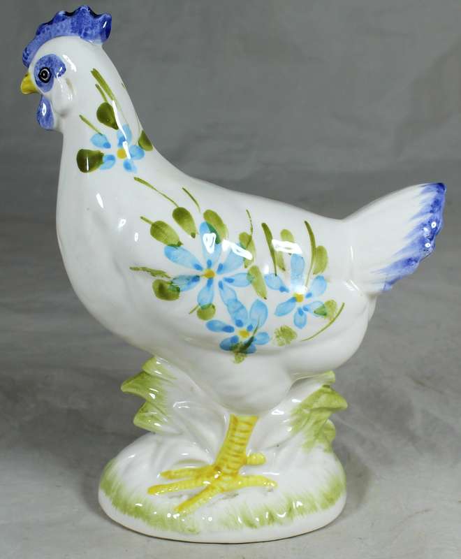 Blue & white chicken