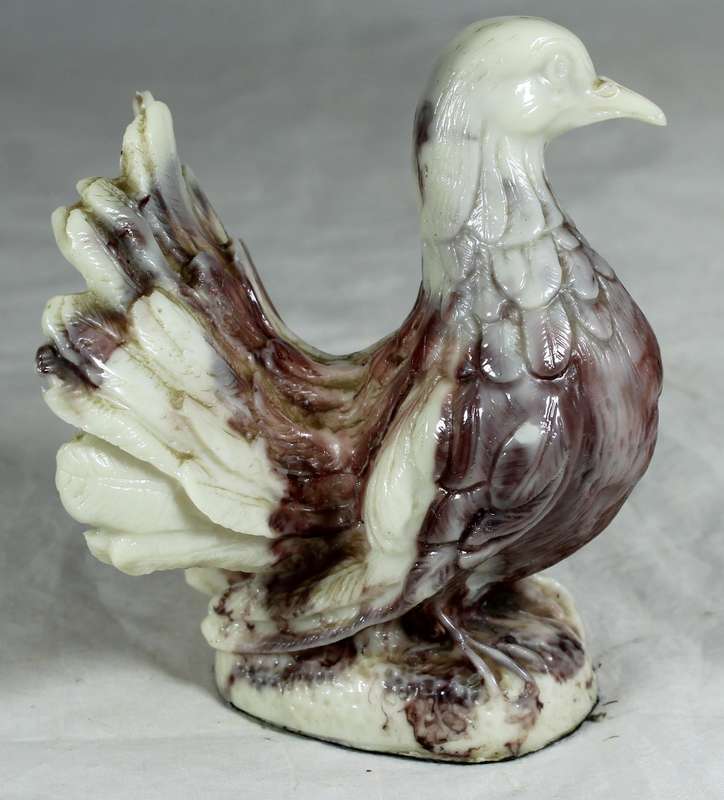 Dark colored marble dove