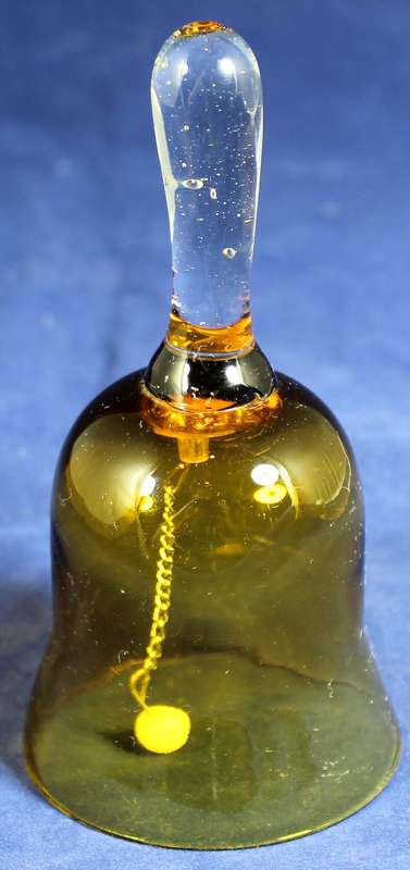 Glass bell with brown tone