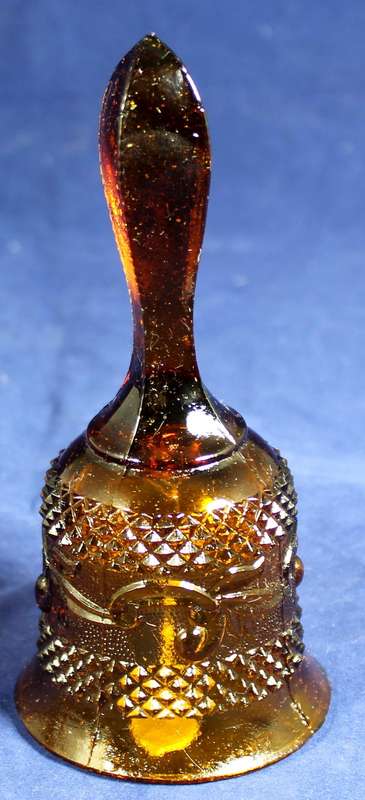 Glass bell with scrolling