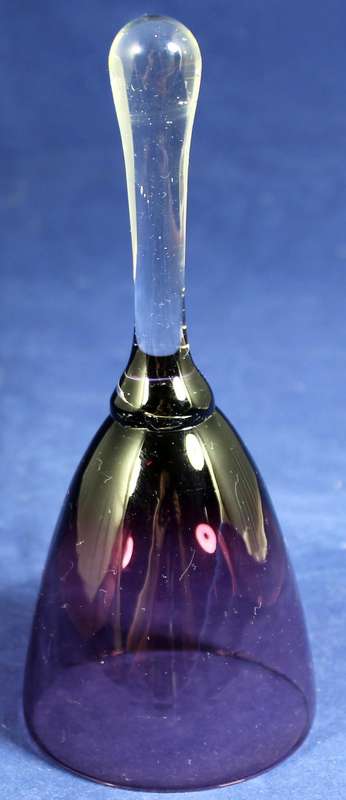 Tall brown glass bell