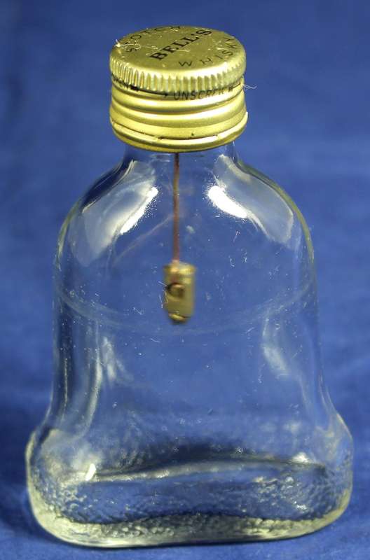 Home made bell in a Bell's bottle