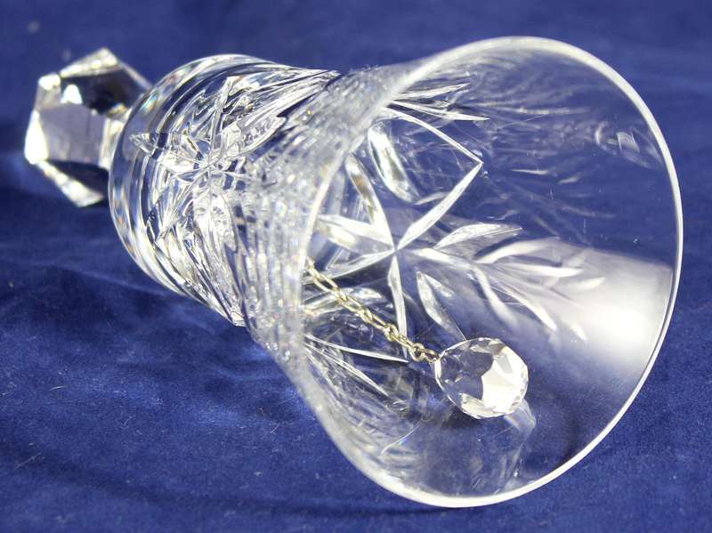 Cut crystal bell