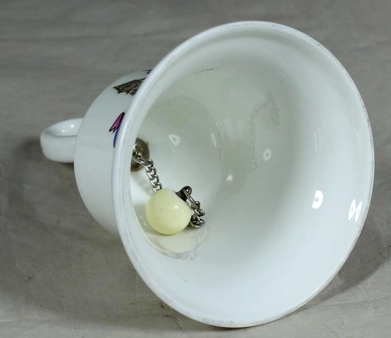 Porcelain bell - Royal Worchester - Charles & Diana 29 July 1981